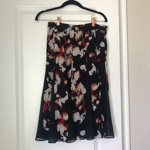 NWOT whbm midi flowy skirt